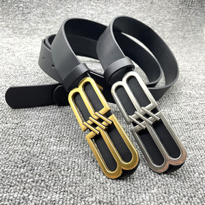 <span class=keywords><strong>Ceinture</strong></span> Femme Personnalisée à Boucle Double <span class=keywords><strong>B</strong></span>, <span class=keywords><strong>Ceinture</strong></span> en Cuir Décorative Tendance pour Jeans et Pantalons Décontractés - Product Image 6