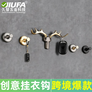 Ganchos de pared con forma de asta de ciervo, de aleación de zinc, para colgar en la entrada o la sala de estar. - Product Image 5