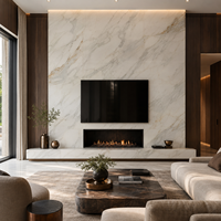 Marbre Calacatta Gold Premium PerfectStone, pierre personnalisée pour les projets résidentiels et hôteliers de luxe à l'échelle de toute la maison