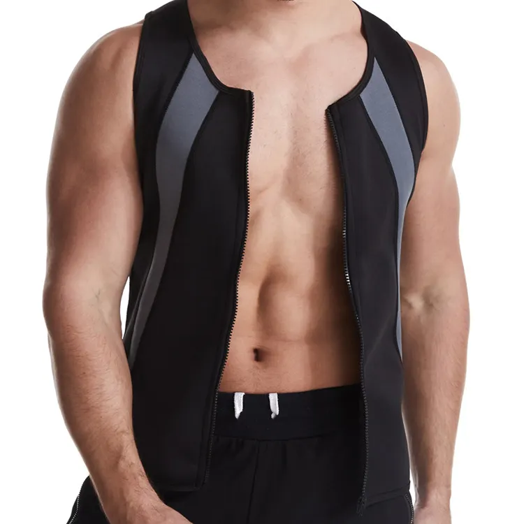 Men's Slim Body Shapewear Girdle New Men Waist Trainer Vest for Weight Loss Elastic Vest Neoprene