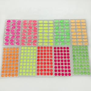 Nueva venta al por mayor neón coser <span class=keywords><strong>en</strong></span> diamantes de imitación coser <span class=keywords><strong>en</strong></span> cuentas Flatback Stones Drop para la ropa - Product Image 5