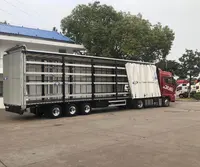 Curtainsider משאית הרמת גג מערכת