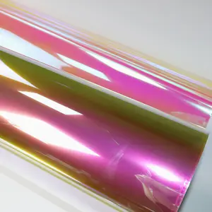 Holografische Transparante Twee Kleuren Pvc Materiaal Bron Xiang Li Fabriek Gratis Monster Snelheid Productie Kan Worden Aangepast