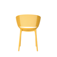 Chaises de salle à manger en maille détachables tout en plastique de style nordique Offre Spéciale en gros pour restaurant ou pour usage domestique