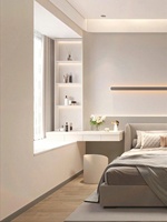 Escritorio de Estudio Moderno en Forma de L con Estantería Integrada, Mesa para Computadora que Ahorra Espacio, Gran Almacenamiento, Muebles para Oficina en Casa, Hecho en Fujian