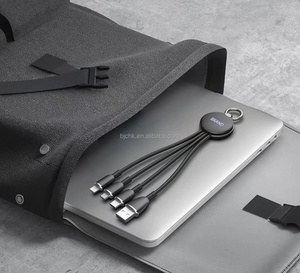 Màu hồng và màu đen 2.4A <span class=keywords><strong>4</strong></span> trong 1 nhanh chóng sạc cáp cho điện thoại - Product Image 6