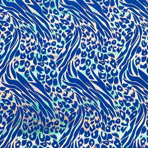 Thấp Moq Long Lanh Mystique Động Vật In Kim Loại Lá 4 Cách Căng Polyamide <span class=keywords><strong>Spandex</strong></span> Vải Hiệu Suất Đồ Bơi Vải - Product Image 5