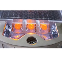 Haute luminosité 6LED clignotant route goujon lumière étanche IP68 aluminium solaire trottoir pour la Construction de routes