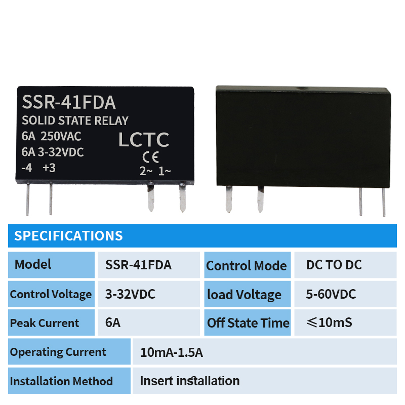 80A Halbleiterrelais SSR DC-DC – Eingang 3-32V DC, Ausgang 5-220V DC, Hochwertig