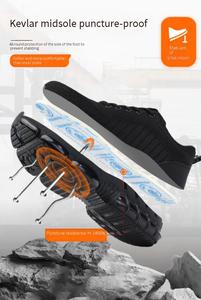 GUYISA Nuova Serie Ultraleggera di <span class=keywords><strong>Scarpe</strong></span> <span class=keywords><strong>Antinfortunistiche</strong></span> da Lavoro alla Moda, Resistenti agli Urti, con Puntale in Acciaio Conforme agli Standard Europei - Product Image 2