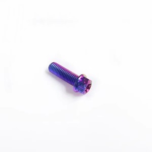 สลักเกลียวหกเหลี่ยมไทเทเนียมสี ขนาด M8 UNF 20 มม. สำหรับตกแต่งรถจักรยานยนต์ - Product Image 2