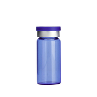 Mini flacon en verre médical 2ml 3ml 5ml 7ml 10ml, tube plat fin, petit récipient en verre médical