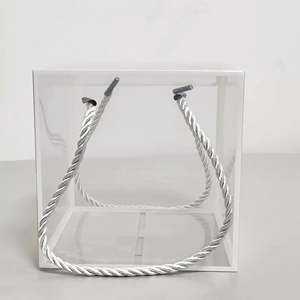 <span class=keywords><strong>Cajas</strong></span> de <span class=keywords><strong>Regalo</strong></span> de Plástico PET Transparente Personalizables, con Asas, en Tamaños Pequeño, Mediano y Grande, <span class=keywords><strong>para</strong></span> Dulces y Bodas, Gran Venta - Product Image 6