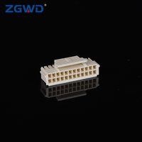 Connecteur mâle double rangée avec bornes, pas de 2,0 mm, pour PCB, avec boîtier d'adaptation à encliquetage PHB beige, certifié 750C pour fil chauffant