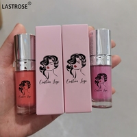 Vente en gros de gloss à lèvres imperméable, sans transfert, marque privée, végétalien, mat, hydratant, liquide, multi-couleurs, brillant