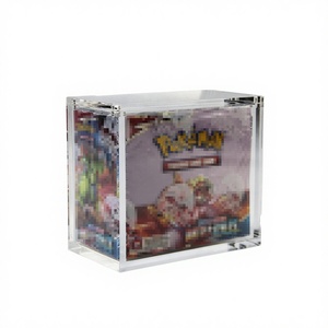 Nouvelles boîtes de rangement transparentes anti-poussière en acrylique pour cartes MTG, pour collection et présentation uniquement - Product Image 1