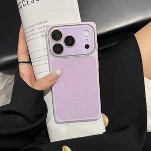 เคสโทรศัพท์มือถือลายกลิตเตอร์สี่เหลี่ยม ดีไซน์แฟชั่น สำหรับ iPhone 17 16 15 Pro Max ป้องกันการกระแทก ผลิตจาก TPU และ PC แบบนิ่ม ฝาหลังแบบเปลี่ยนได้ - Product Image 5