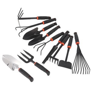 Garden Hand Tools Set 12 Pc Aluminum Alloy Durable Shovel Rake Fork For Outdoor <b>Plant</b> Care And <b>Soil</b> Work - Product Image 4