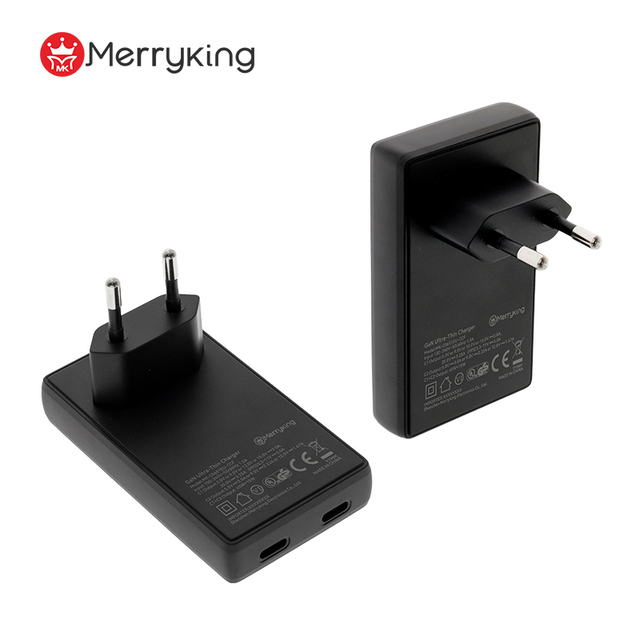 2025 New 65W Fast Charger USB-C PD Wall Charger GaN Quick USB-A+USB-C High Power Quick Charger for Mobile Phone