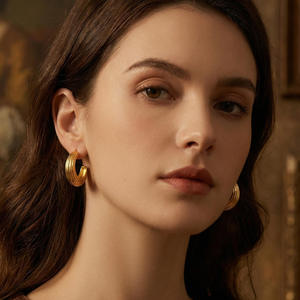 Pendientes colgantes de moda, joyería de moda para mujer, pendientes de joyería fina, pendientes de acero inoxidable chapados en oro, bisutería 18K - Product Image 3
