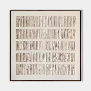 Dipinto Astratto di Lusso Personalizzato all'Ingrosso, Arte Murale Acrilica Fatta a Mano, Decorazione Casa su Tela Incorniciata con Texture 3D - Product Image 6