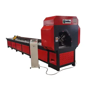 Automatic Metal Pipe Puncher Copper Cnc Hydraulic Stainless Steel Angle Iron Tube Pipe Hole Die Aluminium Hole Punching Machine