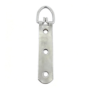 Anneau de suspension à trois trous Shunfa en argent, 94 mm, crochet mural en métal pour cadre photo, accessoire de quincaillerie - Product Image 5
