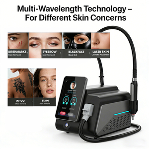 Máquina Láser Nd Yag Q-Switch Portátil para Eliminación de Tatuajes y Pigmentación, Láser Pico con Enchufe Europeo para Tratamiento de Belleza de la Piel - Product Image 6
