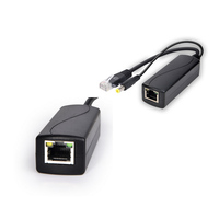 Répartiteur poe 12v Rj45 convertisseur 48V en entrée d'alimentation 802.3Af répartiteur Poe et injecteur 12V