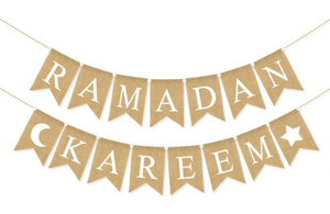 Bannière Ramadan DAMAI, décorations Eid Mubarak, comprenant une bannière Joyeux Eid, des étoiles, une lanterne, un drapeau à suspendre - Product Image 4