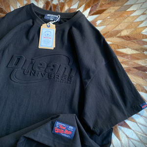 เสื้อยืดพิมพ์ลายนูนโลโก้แบบกำหนดเอง เสื้อยืดผู้ชายผ้าฝ้ายออร์แกนิคทรงโอเวอร์ไซส์ ลายกราฟิกแบบกำหนดเอง เสื้อยืดผู้ชายแบบนูน 3 มิติ - Product Image 3