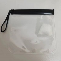 Sac de rangement portable en EVA transparent, étanche, anti-poussière, de qualité alimentaire, pour cosmétiques, articles de toilette, fermeture éclair, modèle de voyage 01