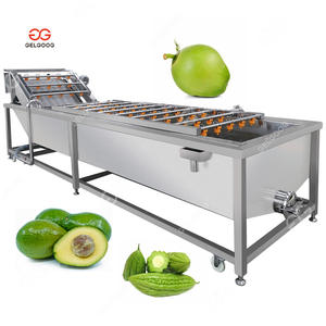 Gelgoog produttori industriali di piccole verdure commerciali e ananas frutta lavatrice per il lavaggio della frutta - Product Image 5