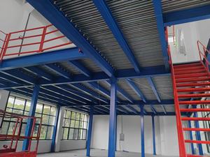 A plataforma resistente industrial do armazenamento do armazém do metal do sistema protegido corrosão do assoalho do mezanino racks prateleiras - Product Image 2