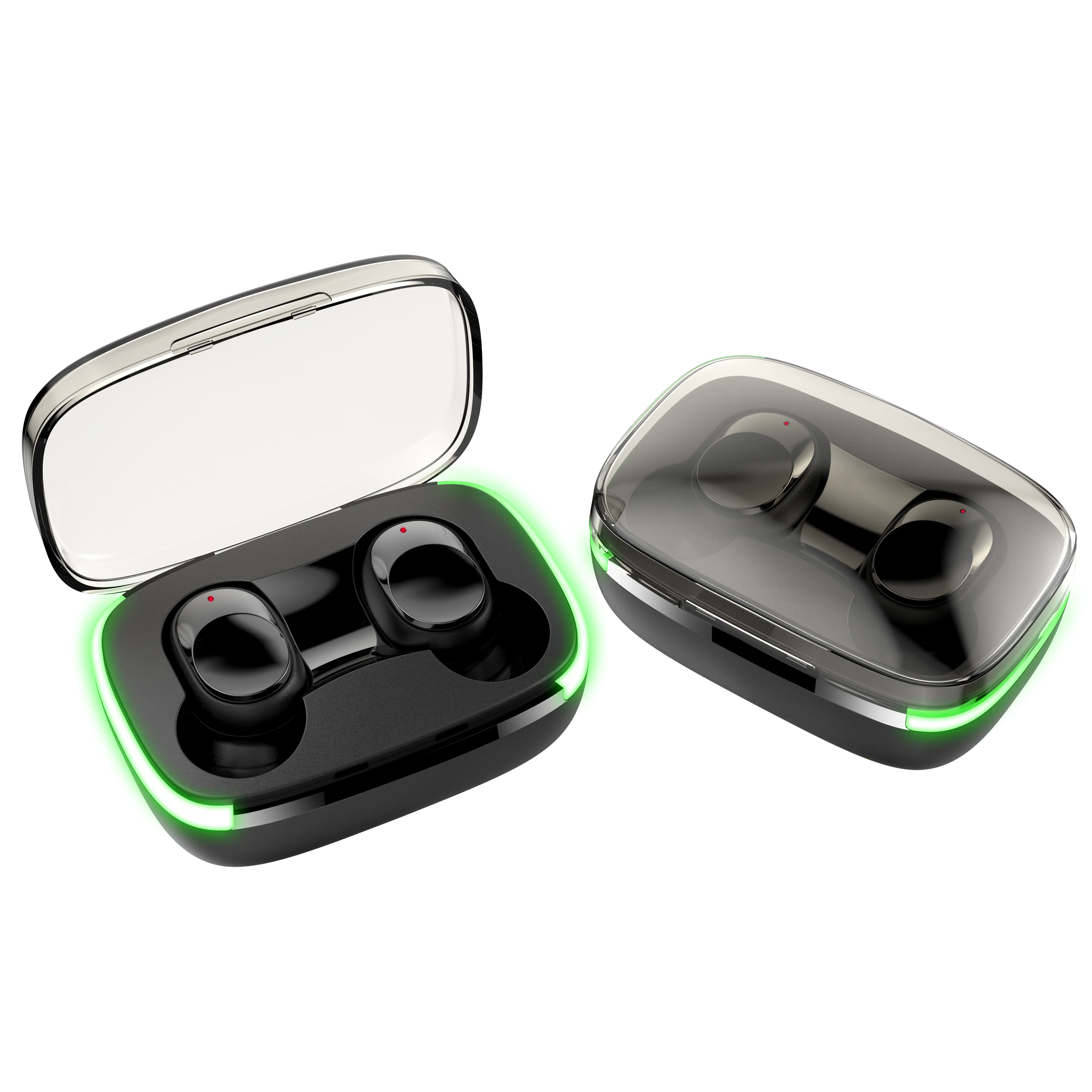 F2 Smart connected jewelry Tws Headphones Touch Control Include A Portable Charging Case with Play music