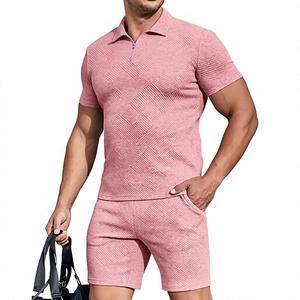 Conjunto de 2 Piezas de Verano para Hombre, Ropa Transpirable para Correr, Camiseta y Pantalones Cortos para Hombre, Conjuntos de Verano de Manga Corta para Hombre a Precio Económico - Product Image 4