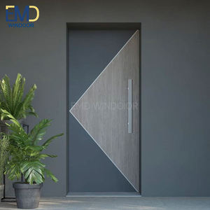 ประตูหน้าบ้านหรูหราพร้อมดีไซน์เหล็กดัดสำหรับวิลล่า - Product Image 2