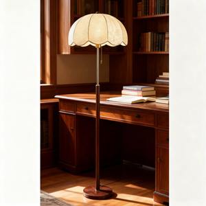 โคมไฟตั้งพื้นสไตล์โบราณกลางห้องนั่งเล่นห้องนอนโซฟาโคมไฟตกแต่งพื้น - Product Image 3