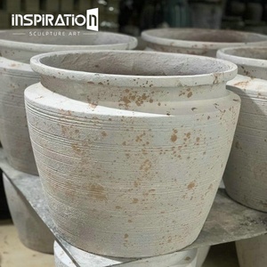 INInspiration Usine En Gros Classique En Béton Coulé En Plein Air Français Urnes De Jardin Pot De Fleur Jardinières - Product Image 1