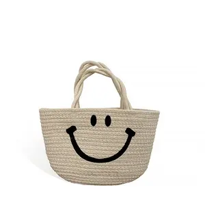 Plastikgewebe-Taschen Raffia-Tote-Tasche für Damen kleine modische Griffbügel hochgriffige stilvolle Designer-Handtaschen breiter Band