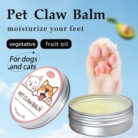 Baume pour pattes à marque privée, naturel et biologique, pour chiens et chats, répare les pattes gercées, baume hydratant pour le nez, sûr pour la léchage, produits de soin pour animaux de compagnie