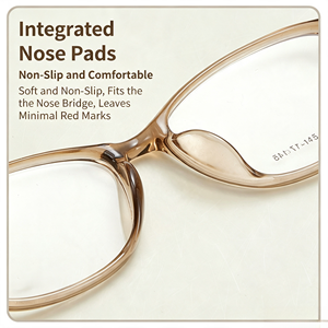 8094 Monturas de Gafas para Mujer con Aro Completo Grabado, Borde de 4mm de Ancho, Serie Color Té, Estilo Diosa con Cara Lisa - Product Image 5