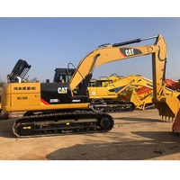 Excavatrice d'occasion Caterpillar 320 320D 320D2GC 20 tonnes en stock avec moteur, boîte de vitesses, roulement, PLC CAT320 D2 320d2l