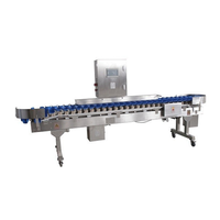 Équipement d'abattage automatique à haute efficacité pour poulet, poisson, pattes, ailes, griffes, machine de tri par poids, ligne d'abattage en acier