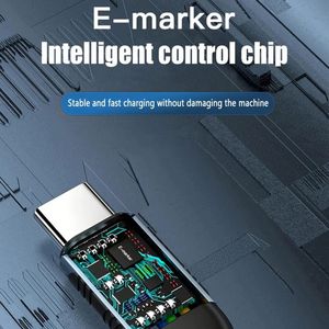 Data <b>Cables</b> Type c Fast Charging Nylon Braided 5A 240w Type c Data <b>Cable</b> With Light Male to Male <b>Usb</b> c Charging <b>Cable</b> for PHONE - Product Image 6