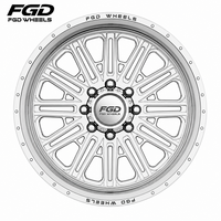 Jantes forgées FGD à profil profond, multi-branches en H, entraxe personnalisé 22 24 26 28 pour CHEVROLET Colorado Silverado 1500 Silverado HD