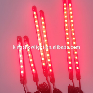 La actualización de 2016 el nuevo súper brillante y slim PVC 8pc led luz de la motocicleta kit con controlador de música - Product Image 1