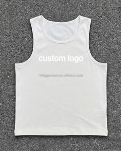 Camiseta sin mangas con efecto vintage, estilo boxy, para hombre, de algodón ligero, con lavado ligeramente desgastado. - Product Image 3