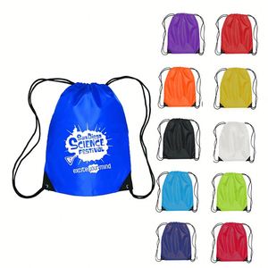 Custom 210D 420D Soft Washable Reusable <b>Drawstring</b> Bag for Marathon Sports Football Waterproof Storage <b>Backpack</b> with Solar Panel - Product Image 1