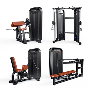Machine de musculation commerciale à charges individuelles, tube ovale, équipement de fitness pour salle de sport, machine de musculation pour club de gym YW-1 - Product Image 5
